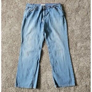 Vintage Levis 550 Jeans Womens 16 M Y2K Relaxed Bootcut Casual 32x30 Blue
